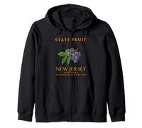 New Jersey Territory Fruit Northern highbush mirtillo Felpa con Cappuccio
