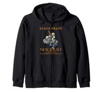 New Jersey Territory Fruit Northern highbush mirtillo v.2 Felpa con Cappuccio