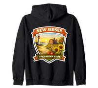 New Jersey The Garden State Souvenir Memorabilia dei visitatori Felpa con Cappuccio