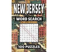New Jersey Word Search: 100 Pages of Trenton Puzzles, Word Scramble, Word Find, and Vocabulary Activities for Kids, Adults, and Seniors