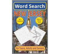 New Jersey Word Search: Celebrate the Garden State - 6 x 9 ,110-Pages | Easy-to-Read Text | 50+ Themed Puzzles for Teens, Adults & Seniors