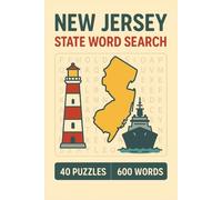 New Jersey Word Search Puzzle Book: 40 Fun Puzzles | 600 New Jersey-Themed Words | Easy-to-Read 6x9 Format | Educational and Entertaining Brain Game for All Ages