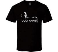 New John Coltrane Singer Logo White En'S Tee T Shirt USA SizeFq Black L