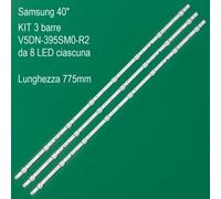 (NEW) KIT BARRE LED V5DN-395SM0-R2 LM41-00121X BN96-37622A UE40J5000 SAMSUNG
