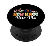 New Knee New Me - Recupero sostitutivo della chirurgia del ginocchio Guarisci PopSockets PopGrip Adesivo