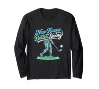 New Knees Better Swing Pensionato Golfista Ginocchio Sostituzione Maglia a Manica