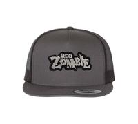 NEW KUSTOM HATZ Cappellino Trucker ROB ZOMBIE V1 Patch Snapback Charcoal/Black
