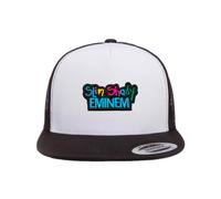 NEW KUSTOM HATZ Cappello Trucker Eminem Slim Shady Patch Snapback BLK/WHT/BLK