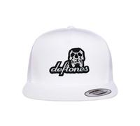 NEW KUSTOM HATZ Cappello Trucker Snapback Deftones V1 Patch Bianco Limited