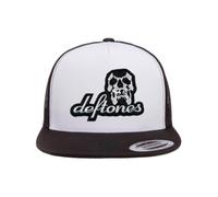 NEW KUSTOM HATZ Cappello Trucker Snapback Patch DEFTONES V1 BLK/WHT/BLK