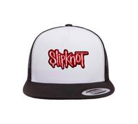 NEW KUSTOM HATZ Slipknot V1 Patch Trucker Hat Snapback Cappello Blk / Wht / Blk
