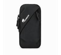 New Launch RunBear - Bracciale sportivo con custodia per cuffie, per lo sport, per telefoni iPhone, colore: nero e bianco