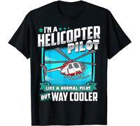 New Limited Funny Helicopter Pilot Cool Design Great Gift Mens T-Shirt Size XL