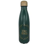 NEW LINE CINEMA Lord of The Rings - Borraccia in Metallo, 500 ml, con Un Anello, Riutilizzabile, Bottiglia d'Acqua Fredda