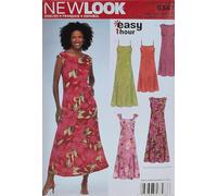 New Look cartamodello 6347: Abiti da Donna, Taglia A, Cotone, Multicolore, A (10-12-14-16-18-20-22)