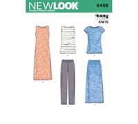 New Look Cartamodello 6458A da Donna Easy Knit Separates, Carta, Bianco, 22.00 x 15.00 x 1.00 cm