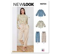 New Look Cartamodello per top e pantaloni da donna, taglie dalla 38 alla 42, 44
