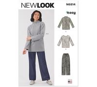 New Look Cartamodello UN6814A per maglie e pantaloni a maglia da donna, taglie dalla 40 alla 46
