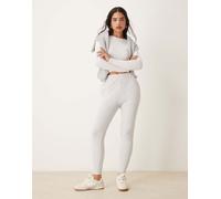 New Look - Joggers slim grigi con fondo elasticizzato-Grigio 48