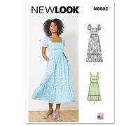 New Look Kit cartamodello per vestito da donna, codice N6692. Taglie dalla 40 alla 52.