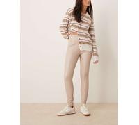 New Look - Leggings bianco sporco in pelle sintetica PU 40