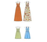 New Look Modello 6491 Abiti da Donna in Due Lunghezze con Varianti di Corpetto