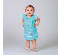New Look N6663-Cartamodello per vestiti da neonato, top con applicazioni e finiture e pantaloni con fiocco sul bordo, Carta, Vario, A (NB-S-M-L)