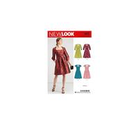 NEW LOOK Sewing Pattern 6571 -Misses' Dresses A (8-10-12-14-16-18-20)