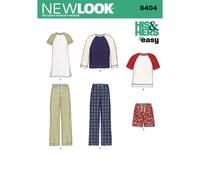 New Look Sewing Pattern UN6404A Autumn Collection Misses' & Men's Sepa