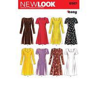 New Look 6567 - Cartamodello Misura A (UK - EU 4' - 50), Multicolore