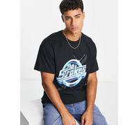 New Look - T-shirt nera con stampa "The Strokes"-Nero L