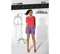 New Look U06100A Modello di cucito per pantaloncini da donna