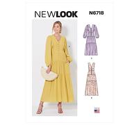 New Look UN6718A Vestito da donna A (8-10-12-14-16-18-20)