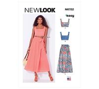 New Look UN6722A - Reggiseno e gonna a portafoglio da donna, taglia A (6-8-10-12-14-16-18)
