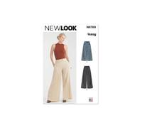 NEW LOOK UN6769A - Pantaloni da donna e da donna, taglie 10-12-14-16-18-20-22