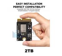 NEW Mac MINI M4 SSD Solid State Drive Kit 2TB For Capacity Upgrade New Particles