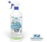 NEW MAGIC BLUE MARINE DECAPPANTE PULITORE PER GOMMONI PULIZIA MANUTENZIONE 1 LT