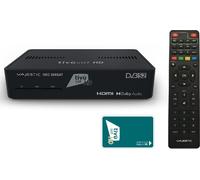 NEW MAJESTIC Decoder Digitale Satellitare HD DVB-S2 EPG Scart HDMI - DEC 265SAT