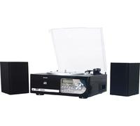 NEW MAJESTIC Giradischi 33 / 45 / 78 giri Lettore CD Mp3 USB 110538 TT-38R