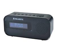 NEW MAJESTIC Radiosveglia Digitale Radio DAB / DAB+ / FM Funzione Snooze / Sleep colore Nero - 119115 RS-115 DAB
