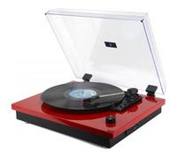 Majestic TT 53 - Giradischi vintage 33/45/78 Giri, wireless audio, Ingresso USB, altoparlanti incorporati, uscita RCA, Rosso