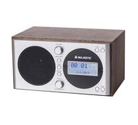 New Majestic WR-162 DAB Digitale Argento, Legno - Nouvo