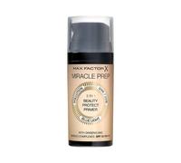 Max Factor Miracle Prep, Primer Viso 3 in 1 con SPF 30, Base Trucco, Protegge la Pelle da Inquinamento, Raggi UVA/UVB e Luce Blu