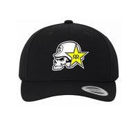 NEW Metal Mulisha x Rockstar OG SKULL Curved Snapback Hat Nero Limited Edition