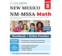 New Mexico Measures of Student Success and Achievement (NM-MSSA) Test Practice: 8th Grade Math Practice Workbook and Full-length Online Assessments: New Mexico Test Study Guide