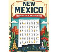 New Mexico Word Search Puzzle Book for Adults: Large Print Brain Games for Travel, Seniors & Relaxation: 100 New Mexico-Themed Puzzles with Fun Facts, ... for Road Trips, Gifts & Brain Boosting Fun