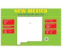 New Mexico Write-On/Wipe-Off Desk Mat - State Map