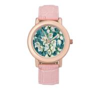New Mexico Yucca State Flower Orologio da donna personalizzato moda cinturino morbido orologi da polso regali per compleanni San Valentino, Stile:, regular, MHXYZHW