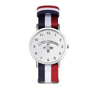 New Mexico Zia Symbol Orologio sportivo per uomo donna cinturino in nylon orologio da polso analogico al quarzo, Stile:, regular, Cinturino