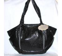 New-Mirror Marca Nero Pitone Serpente Similpelle Borsa a Tracolla Borsetta